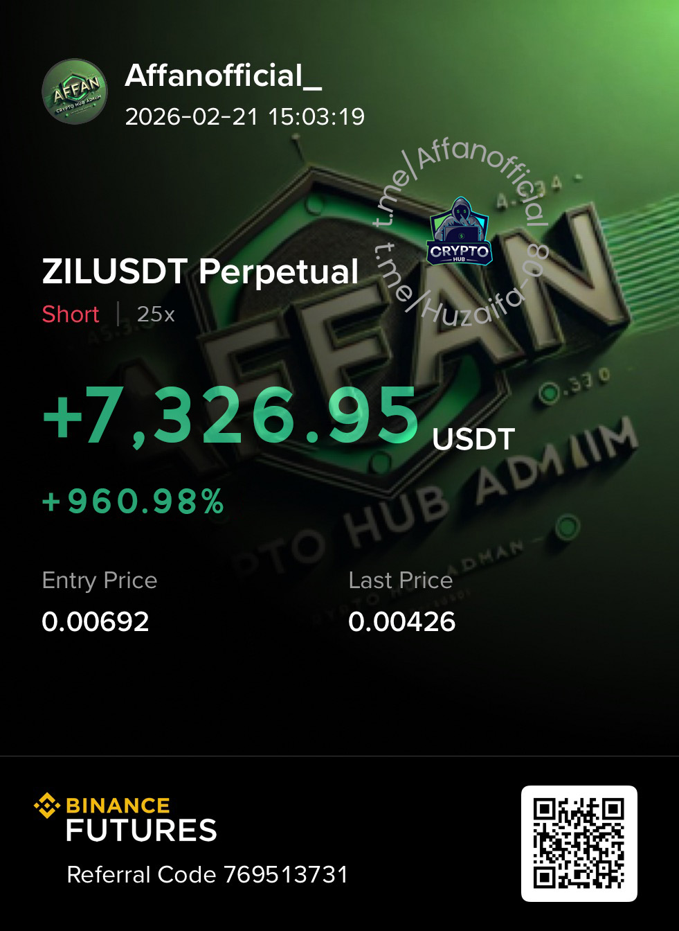 Previous Trade Signal